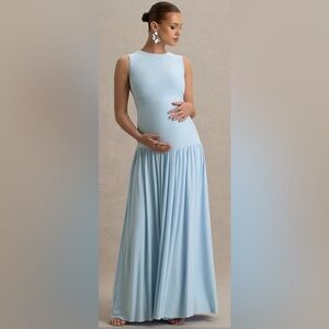 Club L London Light Blue Maxi Dress